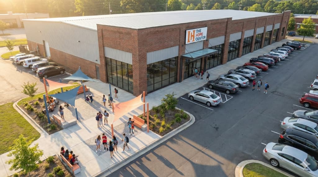 Aerial View of Hope Center